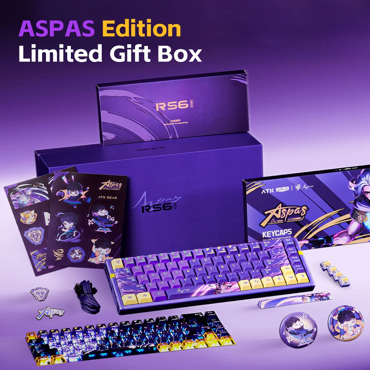 ATK × Aspas RS6 Ultra Aluminum Hall Effect Keyboard - Image 5