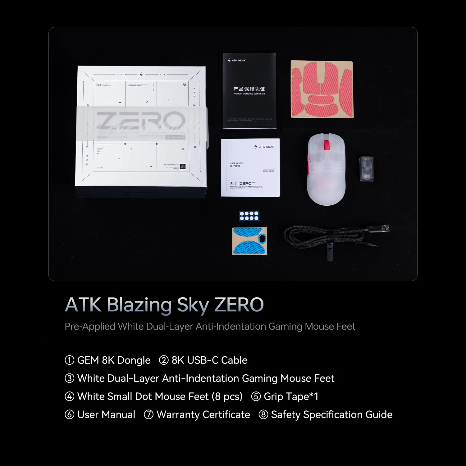 ATK Blazing Sky ZERO Ultralight Wireless Gaming Mouse - Image 7