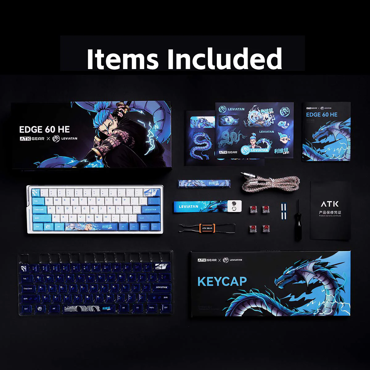 ATK EDGE 60HE ULTIMATE Esports Magnetic Keyboard - LEVIATAN Collaboration - Image 8