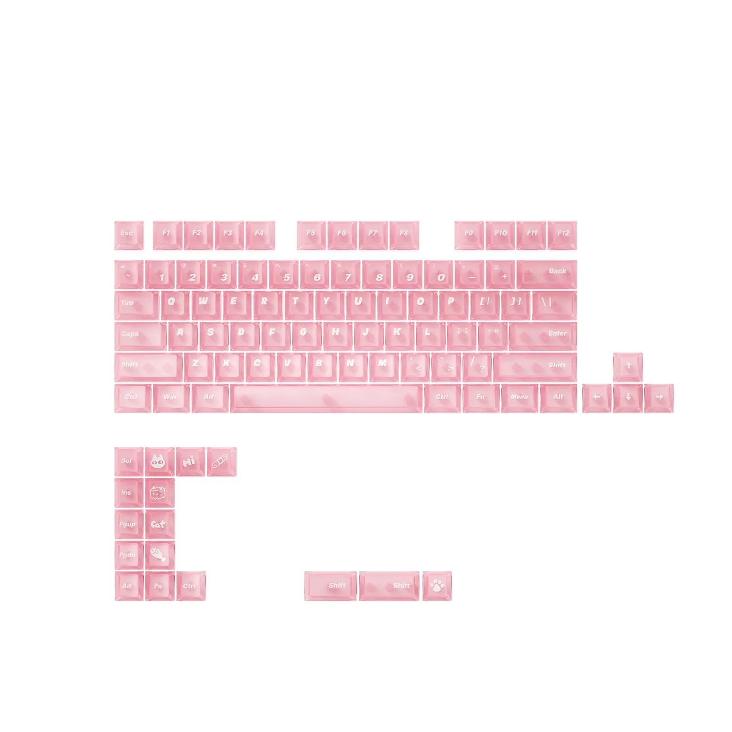 ATK Rest Day Top-Frosted  Keycap Set- 94 Keys - Image 3