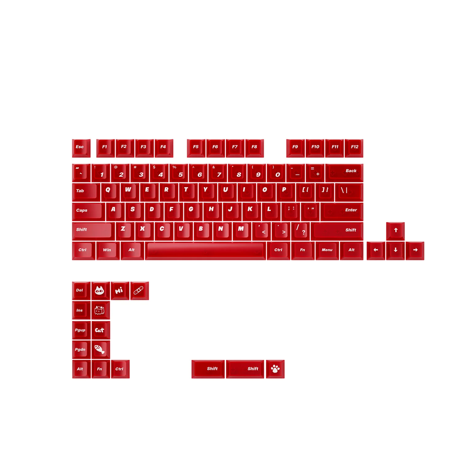 ATK Rest Day Top-Frosted  Keycap Set- 94 Keys - Image 4