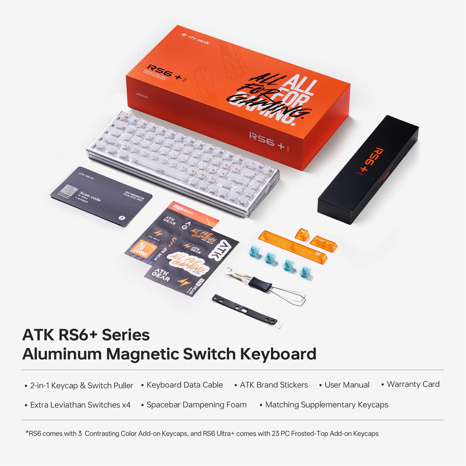 ATK RS6+ Series Aluminum Magnetic Switch Keyboard - Image 9