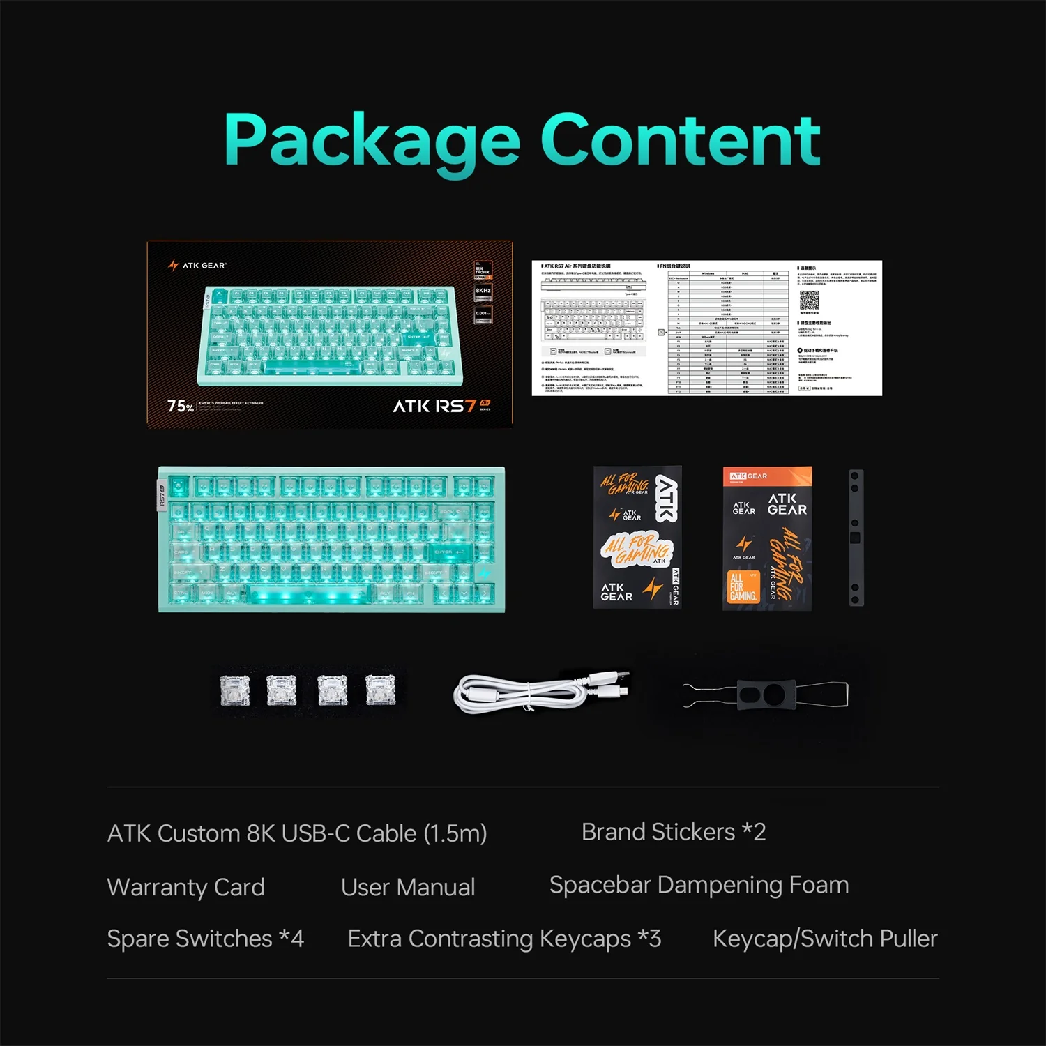 ATK RS7 Air Esports Hall Effect Keyboard - Image 6